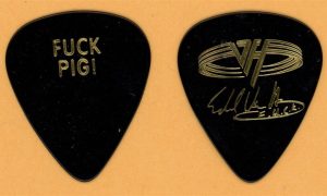 Vintage Eddie Van Halen EVH pick from the 1991 Carnal Knowledge tour