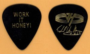 Vintage EVH Eddie Van Halen pick from 1991 concert tour