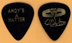 Eddie Van Halen EVH guitar pick from the 1991 Unlawful Carnal Knowledge Tour