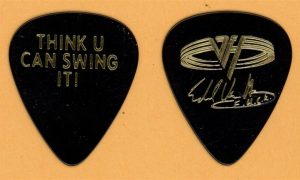 1991 Van Halen tour EVH Eddie Van Halen guitar pick