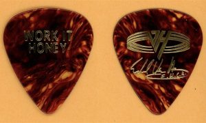Rare Eddie Van Halen EVH pick from the 1991 world tour