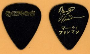 Cacophony Marty Friedman Vintage Guitar Pick - 1987 Speed Metal Symphony Tour