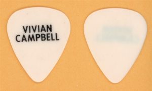 Rare Vivian Campbell Dio 1983 Holy Diver vintage pick for collectors