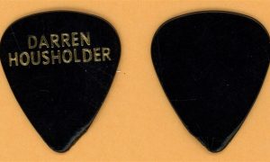 Love Hate Darren H. Vintage Guitar Pick - 1990 Blackout in the Red Room Tour