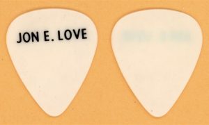 Love Hate Jon Love Vintage Guitar Pick - 1990 Blackout in the Red Room Tour