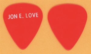 Love Hate Jon Love Vintage Guitar Pick - 1990 Blackout in the Red Room Tour