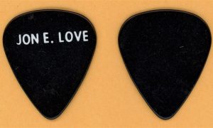 Love Hate Jon Love Vintage Guitar Pick - 1990 Blackout in the Red Room Tour