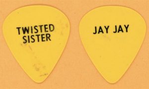 Twisted Sister Jay Jay French Vintage Guitar Pick 1984 Stay Hungry Tour