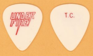 Under Fire T.C. Vintage Guitar Pick - 1991 Flames Tour