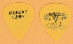 Eddie Van Halen Monday Lunes guitar pick 1995 Balance tour EVH collectible