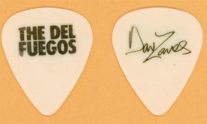 The Del Fuegos Danny Zanes Vintage Guitar Pick 1989 Smoking in the Fields Tour