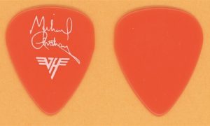 Van Halen 1980 world tour Michael Anthony bass pick collectible