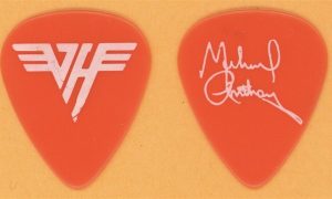 Michael Anthony bass guitar pick from Van Halen 1981 Fair Warning tour