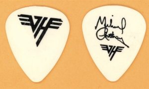 rare Michael Anthony bass guitar pick Van Halen 1984 tour