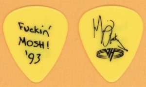 Michael Anthony Van Halen bass guitar pick from the 1993 Right Here Right Now tour
