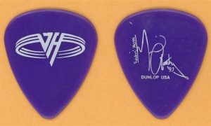 Michael Anthony Van Halen bass guitar pick from the 1993 concert tour