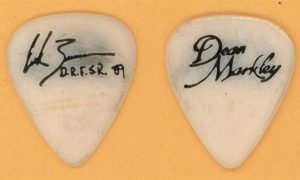 Vintage Warrant Erik Turner guitar pick Dirty Rotten 1989 tour
