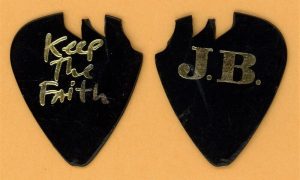 Bon Jovi JBJ Vintage Guitar Pick - 1993 Keep The Faith Tour - Stage Used
