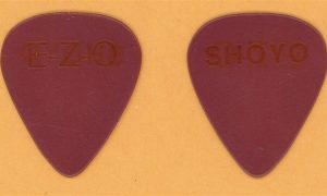 EZO Shoyo Lida Vintage Guitar Pick - 1987 EZO Tour