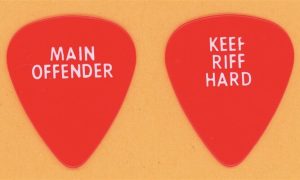 Rolling Stones Keith Richards 1992 US Tour stage used vintage guitar pick authentic collectible