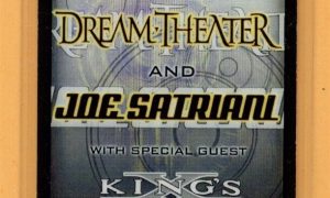 Dream Theater 2002 VIP Pass Satriani Kings X Tour Laminated