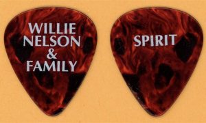 Willie Nelson 1996 Spirit Tour stage used guitar pick