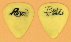 Poison Bret Michaels stage used vintage guitar pick from 1988 tour
