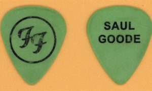 Foo Fighters Saul Goode Vintage Tour Guitar Pick - Stage Used