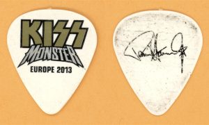 KISS Paul Stanley Vintage Guitar Pick - 2013 Europe Monster Tour - Stage Used