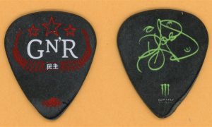 Guns N Roses DJ Ashba Vintage Guitar Pick - 2009 Chinese Tour - Stage Used