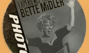 Bette Midler Experience the Divine Again 1993 PHOTO Vintage Pass
