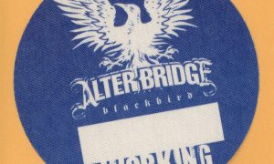 2007 Blackbird Tour Working backstage pass collectible by Alter Bridge