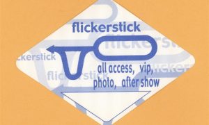 Flickerstick 1997 Chloroform the One You Love Concert Tour Backstage Pass