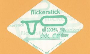 Flickerstick 1997 Chloroform the One You Love Concert Tour Backstage Pass