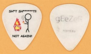 Black Sabbath Geezer Butler Vintage Guitar Pick - 2009 H&H Tour - STAGE USED