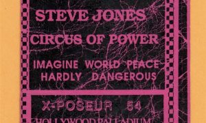 Sex Pistols Steve Jones @ Hollywood Palladium Ticket Stub - 1989 NYE Tour