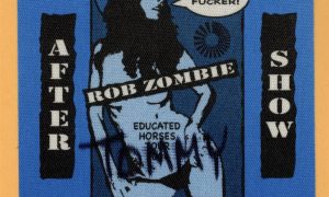 Rob Zombie 2006 Educated Horses Concert Tour After Show Backstage Pass