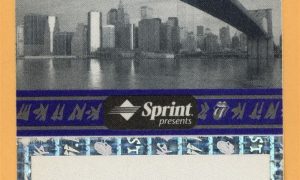 Rolling Stones 1997 Bridges to Babylon Concert Tour Working backstage pass collectible