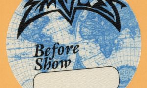 Authentic 1994 The Eagles Hell Freezes Over BEFORE SHOW backstage laminate from the famous reunion tour.