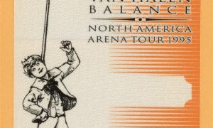 Van Halen 1995 Balance tour working backstage pass concert memorabilia
