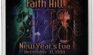 Tim McGraw & Faith Hill 1999 New Year's Eve Vintage Laminated Backstage Pass