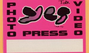 Yes 1994 Talk Concert Tour Photo Backstage Pass