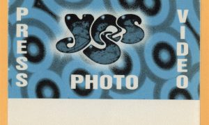 Yes 1997 Open Up Your Eyes Concert Tour Photo Backstage Pass