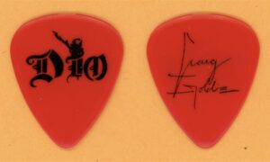 Dio Craig Goldy Vintage Guitar Pick - 1987 Dream Evil Tour - Variant