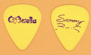 Cinderella Vintage Tour Guitar Pick - Stage Used