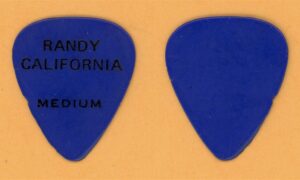 Spirit Randy California Vintage Stage Used Guitar Pick - 1982 Euro American Tour