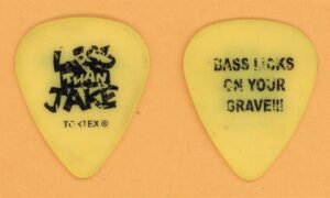 Less Than Jake Vintage Tour Guitar Pick - Stage Used