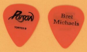 Poison Bret Michaels Vintage Tour Guitar Pick - Stage Used