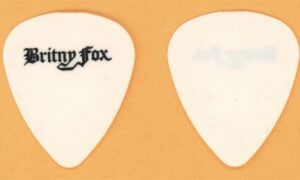 Britny Fox Vintage Guitar Pick - 1988 US Tour - Misprint