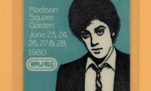 Billy Joel 1980 MSG Laminated Backstage Pass